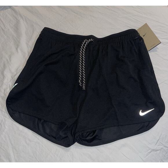 New Men’s Sz M Nike Dri-FIT Stride Running Division 4'' Running Shorts Black - Picture 9 of 11